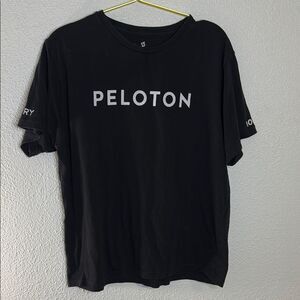 Peloton Black Men's T-Shirt- Size large